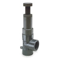 Relief Valve, 1", CPVC/EPDM, Adjustable 5-75 psi, Threaded