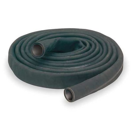 2" ID x 100 ft Rubber Water Discharge Hose BK