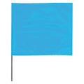 Marking Flag, Vinyl, 21" Wire Staff, Blank, 21" L., 100 PK