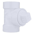 PVC Cleanout Tee with Plug, Hub x Hub x FNPT, 1-1/2 in Pipe Size