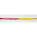 Plastic Chain, Magenta/Yellow, 100 ft Length, Gloss