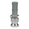 Cam and Groove Adapter, Hose Shank, Alum