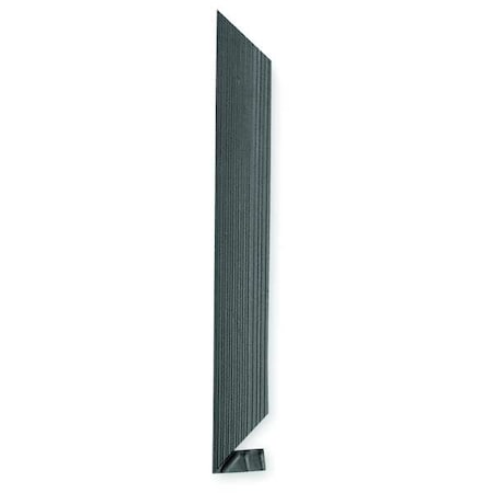 Ramp Edge, 2 in W x Nitrile Rubber, Black