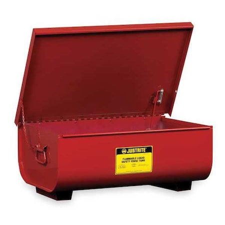 Rinse Tank, Steel, 11 gal, Red