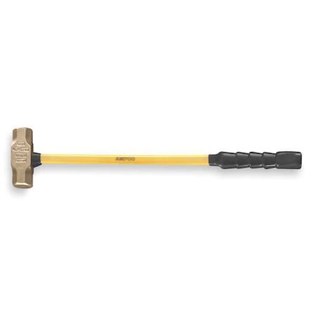 Nonsparking Sledge,6 lb,33",Fiberglass