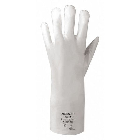 Chemical Resistant Gloves, Laminated Film, 16 in L, 2.5 mil, White, 11, 1 PR
