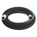 3" ID x 10 ft Rubber Water Suction Hose BK