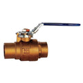 Manual 2-Way Ball Valve,Sweat,Brass