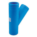 Single Wye, Polypropylene, 1-1/2", Schedule 40, 80 psi Max Pressure