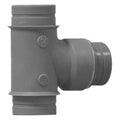 Sanitary Tee, Polypropylene, 1-1/2", Schedule 40, 80 psi Max Pressure