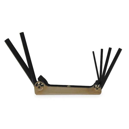 6 Piece Metric Fold-Up Hex Key Set, J4973