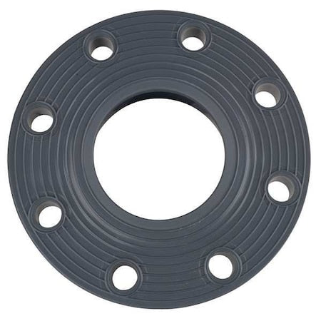 PVC Flange, Socket, 4 in Pipe Size