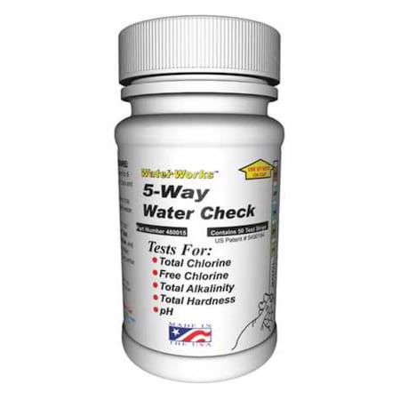 Test Strips,5-In-1 City Water Check,PK50