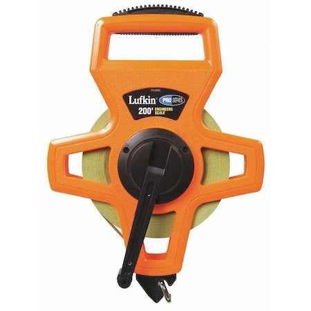 1/2" x 200' Pro Series Engineer's Ny-Clad Steel Tape Measure