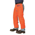 Chainsaw Chaps, Orange, Nylon, 24 in to 50 in Waist Size, 39 in Length