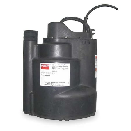 1/4 HP 1-1/4" M Submersible Sump Pump 120V AC Vertical