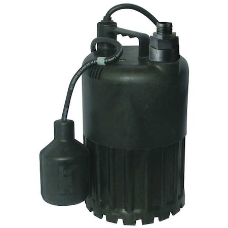 1/4 HP 1-1/4" M Submersible Sump Pump 120V AC Tether