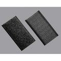 Reclosable Fastener Shapes, Rubber Adhesive, 3 in, 1 in W, Black, 100 PK
