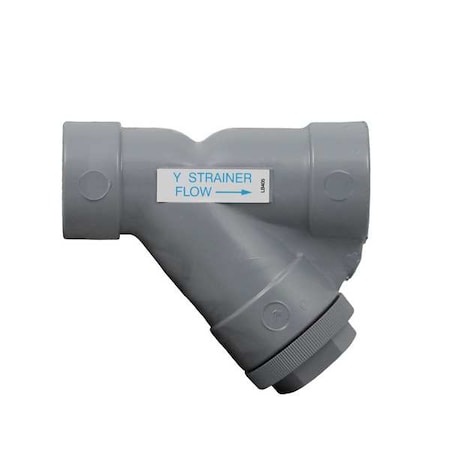 Y Strainer, 1" Pipe, socket, CPVC, 150 psi