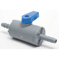 Manual 2-Way Ball Valve,Barb,PVC