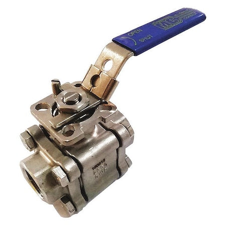 2" FNPT Stainless Steel Ball Valve Inline