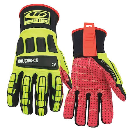 Glove,Impact Resistant,M,Hi-Vis,Pr