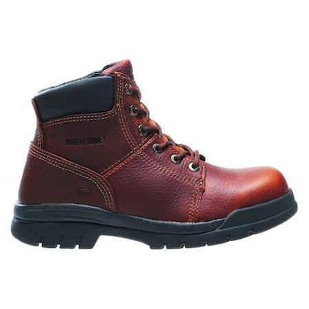 Men's 6-Inch Work Boot, 11 M, Steel Toe, 6 in H, Walnut, W04713