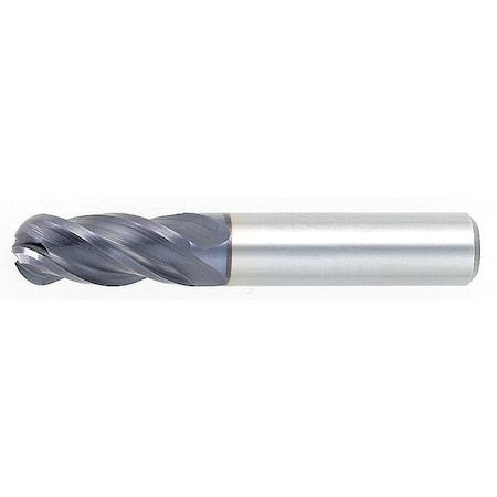 Carbide End Mill,HP441BN,3/8 D,1 Cut L