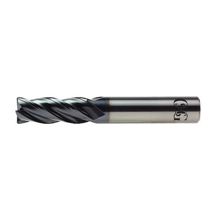 Carbide End Mill,VG436,1/8 D,1/8 Cut L