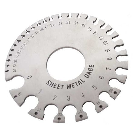 Sheet Metal Thick Gauge,Out Dia 3-1/4"