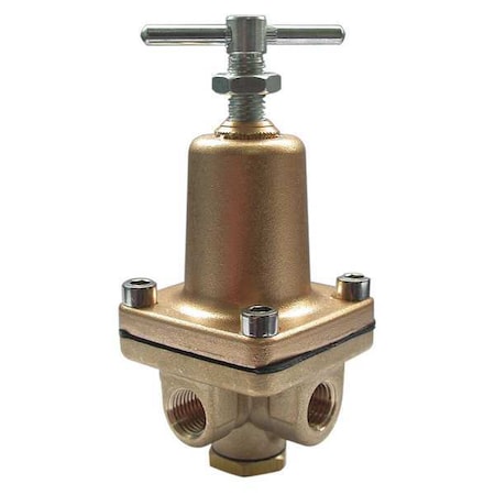 Pressure Regulator,Brass,300 psi