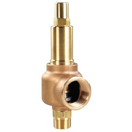 Safety Relief Valve,1/2 x 3/4,50 psi