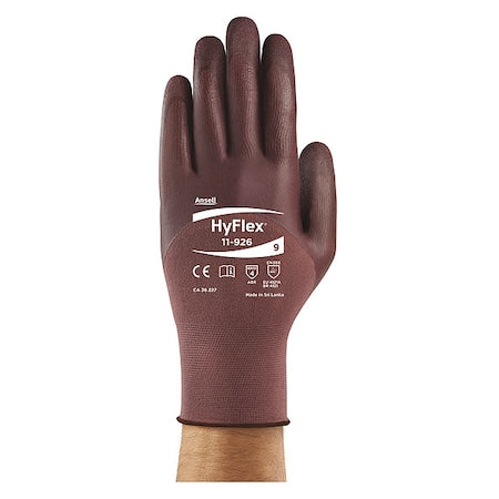 Coated Gloves, Nitrile, Sandy, 3/4 dip, 4 Abrasion Level, Purple, XS (6) 1 PR