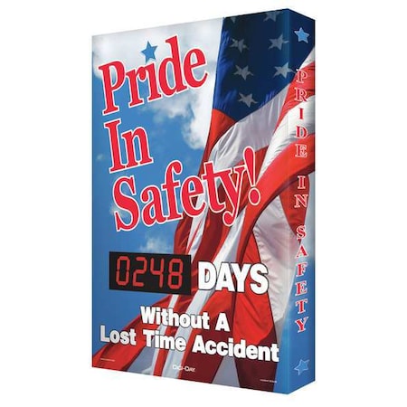 Electronic Scoreboard, Pride In Safety, Play For Safety, Days Without A Lost Time Accident