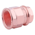 Strt,Copper,Press-fit11/4",FNPT11/4"