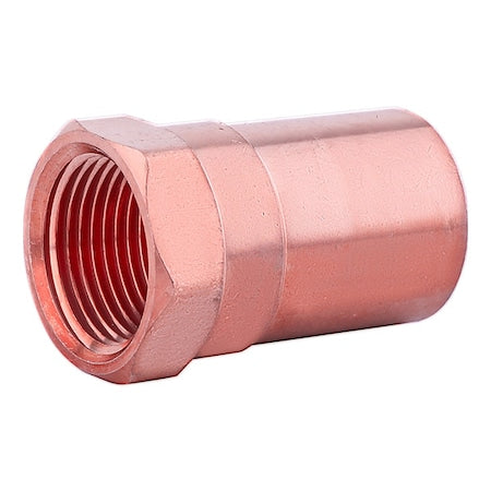 Strt, Copper, FTG 1/2 in, FNPT 3/8 in