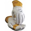 1871 Welding Gloves, Straight Cuff, Wing Thumb, Premium Goatskin, S, 1 PR