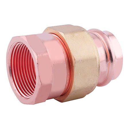 Strt,Brass,Press-fit11/4",FNPT11/4"
