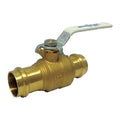 Manual 2-Way Ball Valve,Press,Brass