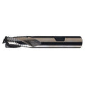 4-Flute Cobalt 8% Coarse Square Single Roughing End Mill Cleveland RG8 Bright 5/8x5/8x1-5/8x3-3/4