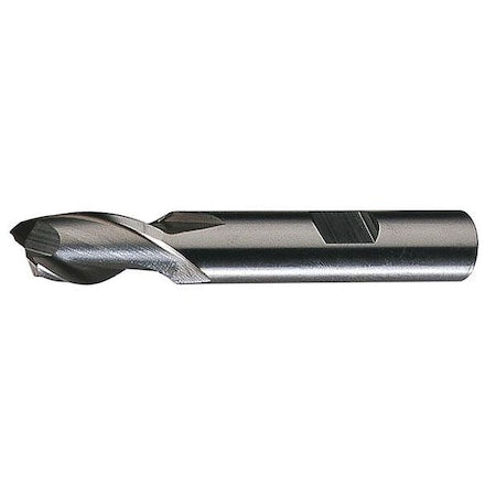 2-Flute HSS Square Single End Mill Cleveland HG-2 Bright 3/4"x5/8"x1-5/16"x3-3/4"