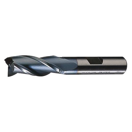 2-Flute HSS Keyway Tolerance Square Single End Mill Cleveland HG-2K Bright 5/16x3/8x9/16x2-1/2