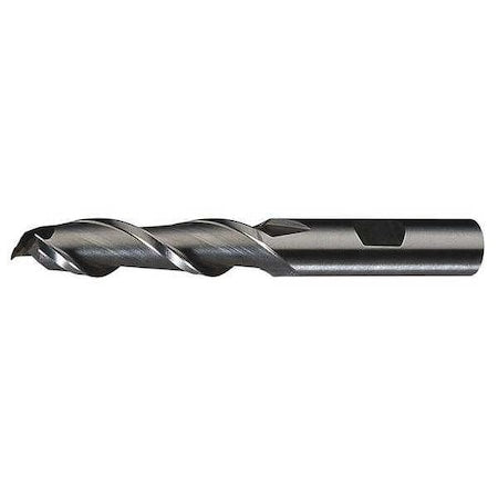 2-Flute HSS High Helix Sqaure Single End MIll Cleveland HGA-2 Bright 3/4x3/4x1-5/8x3-7/8
