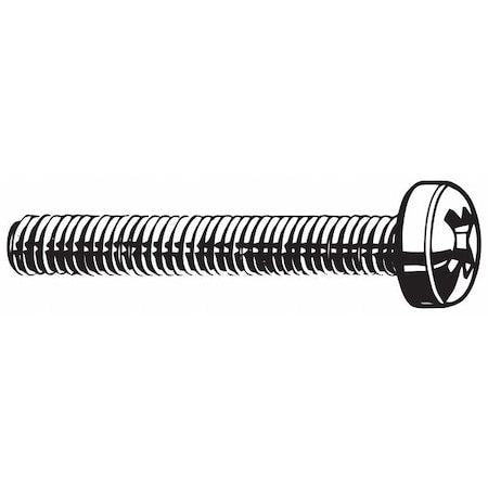 M3-0.50 x 16 mm Phillips Cheese Machine Screw, Plain 316 Stainless Steel, 50 PK