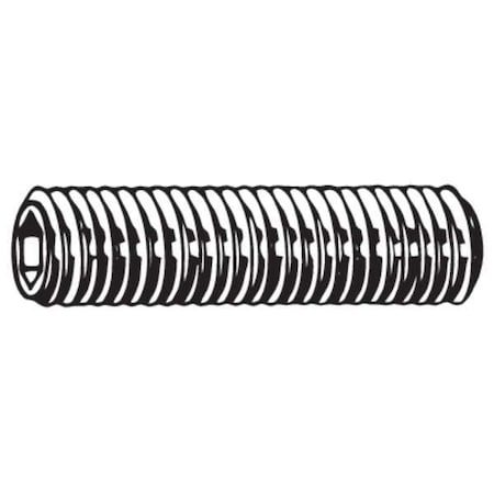 Socket Set Screw, Oval, 5/16-18x3/8, PK100