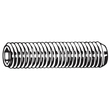 Socket Set Screw, Cup, 5/8-11x1-1/4, PK10