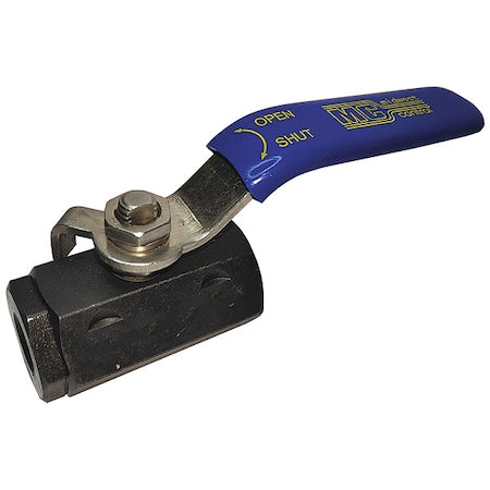 1/2" FNPT Carbon Steel Ball Valve Inline