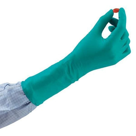 TouchNTuff 93-300, Disposable Gloves, 5.1 mil Palm, Nitrile, Powder-Free, S, 1000 PK, Green