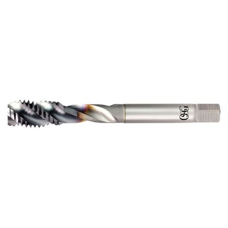 Spiral Flute Tap, 1"-8, Modified Bottom, Semi-Bottom, 4 Flutes