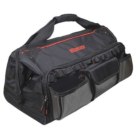 Tool Bag, Black, Polyester, 11 Pockets